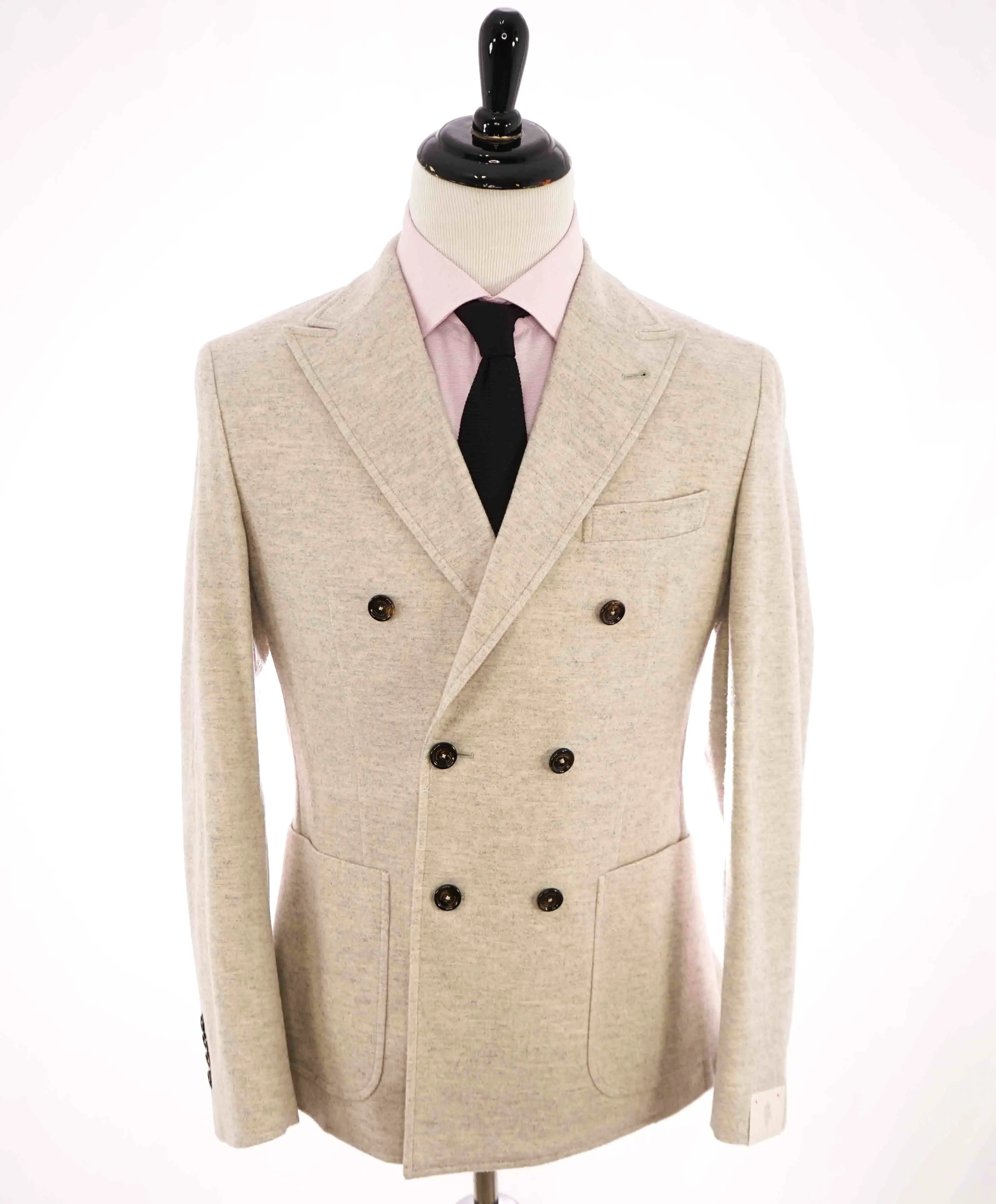 $1,195 ELEVENTY - Double Breasted SWEATER SOFT Cotton Blazer - 40 US (50EU)