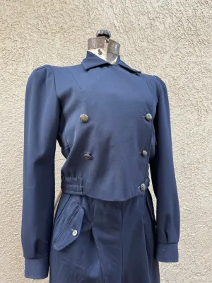 1940s Gabardine Ski Suit
