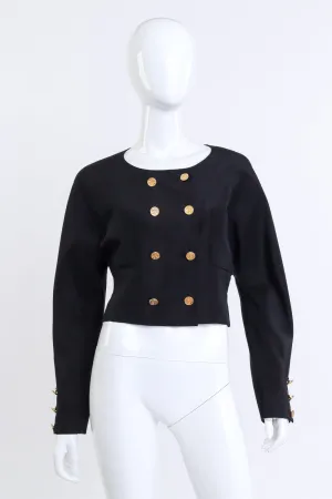 1987 S/S Double Breasted Crop Jacket
