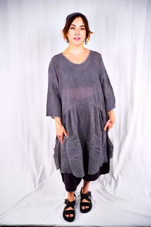 2259 Hand Dyed 2 Pocket Crinkle Dress Urban