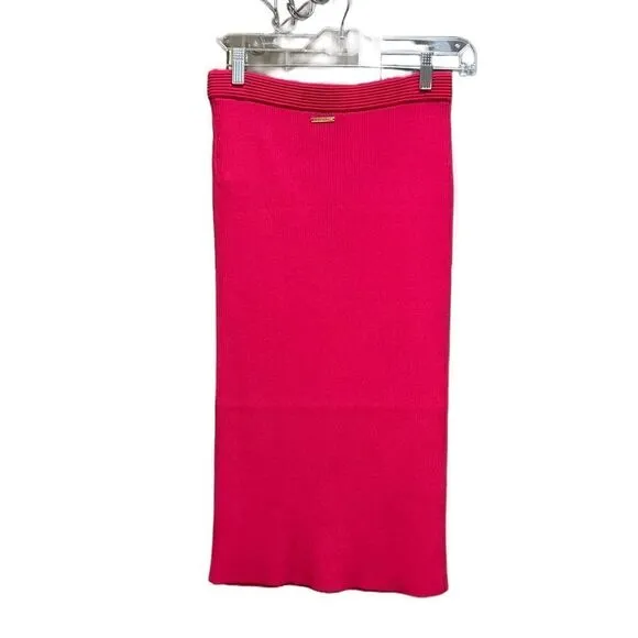 🌟70% OFF🌟NEW 🌟Michael Kors🌟Ribbed Pink Sweater Midi Skirt