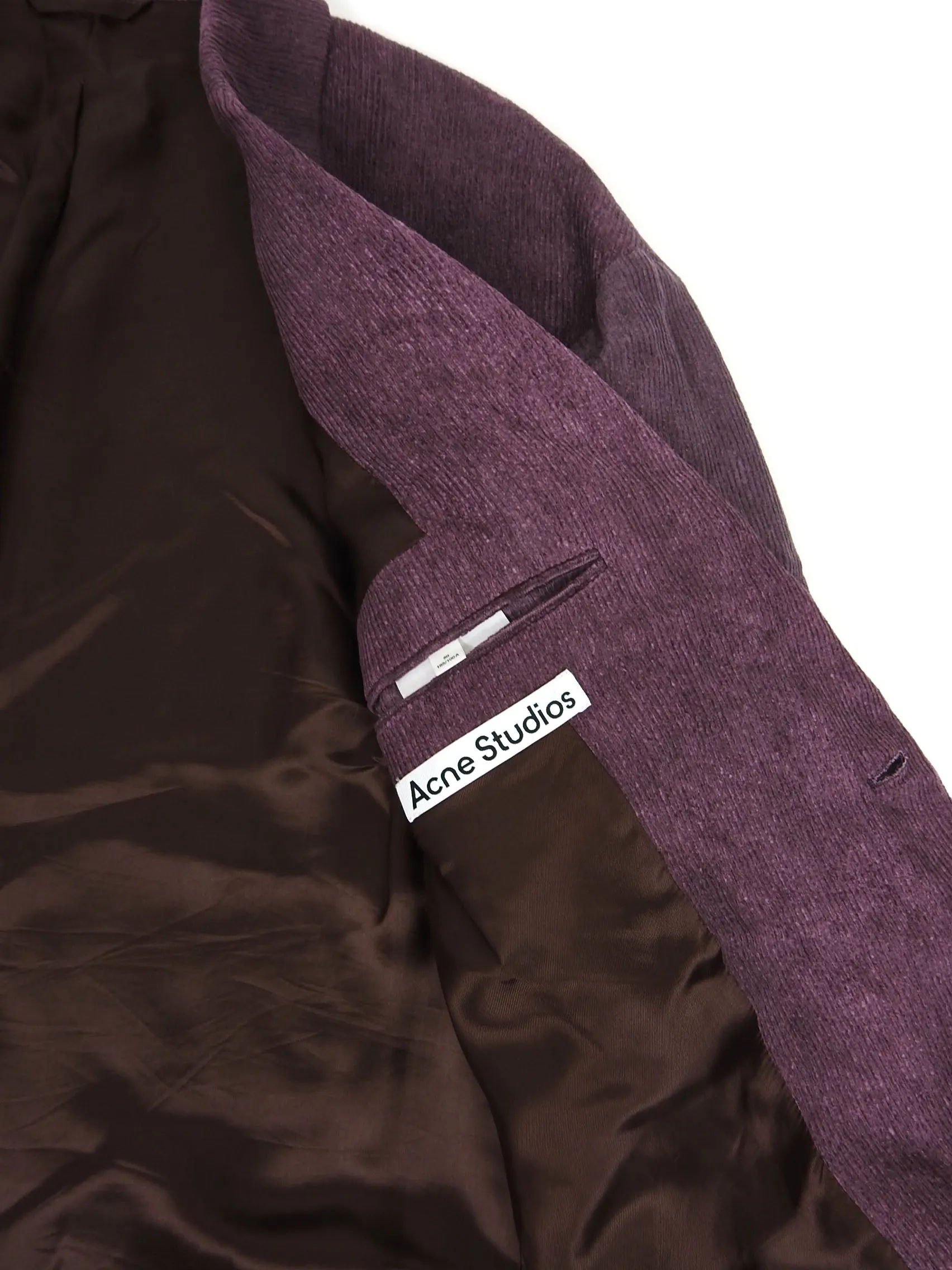 Acne Studios Oversized Corduroy Blazer Size 50