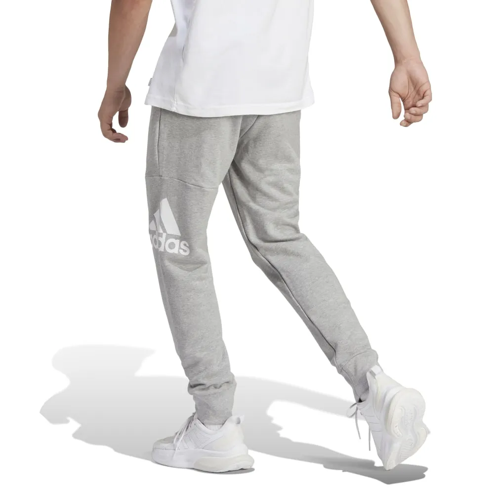 Adidas Mens Essentials French Terry Tapered Cuff Logo Pants