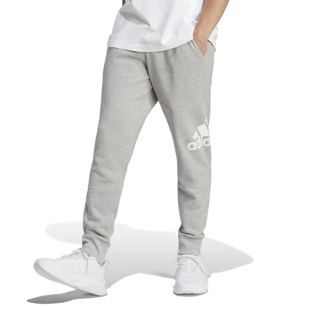 Adidas Mens Essentials French Terry Tapered Cuff Logo Pants