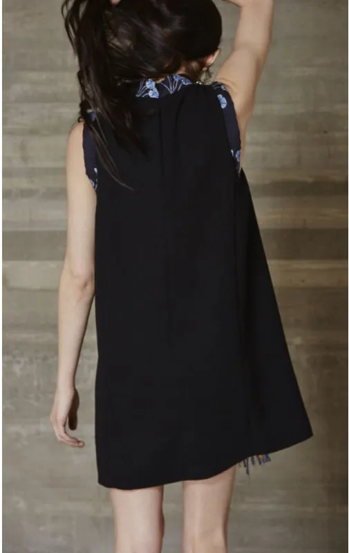 Aglet Sleeveless Shift Dress