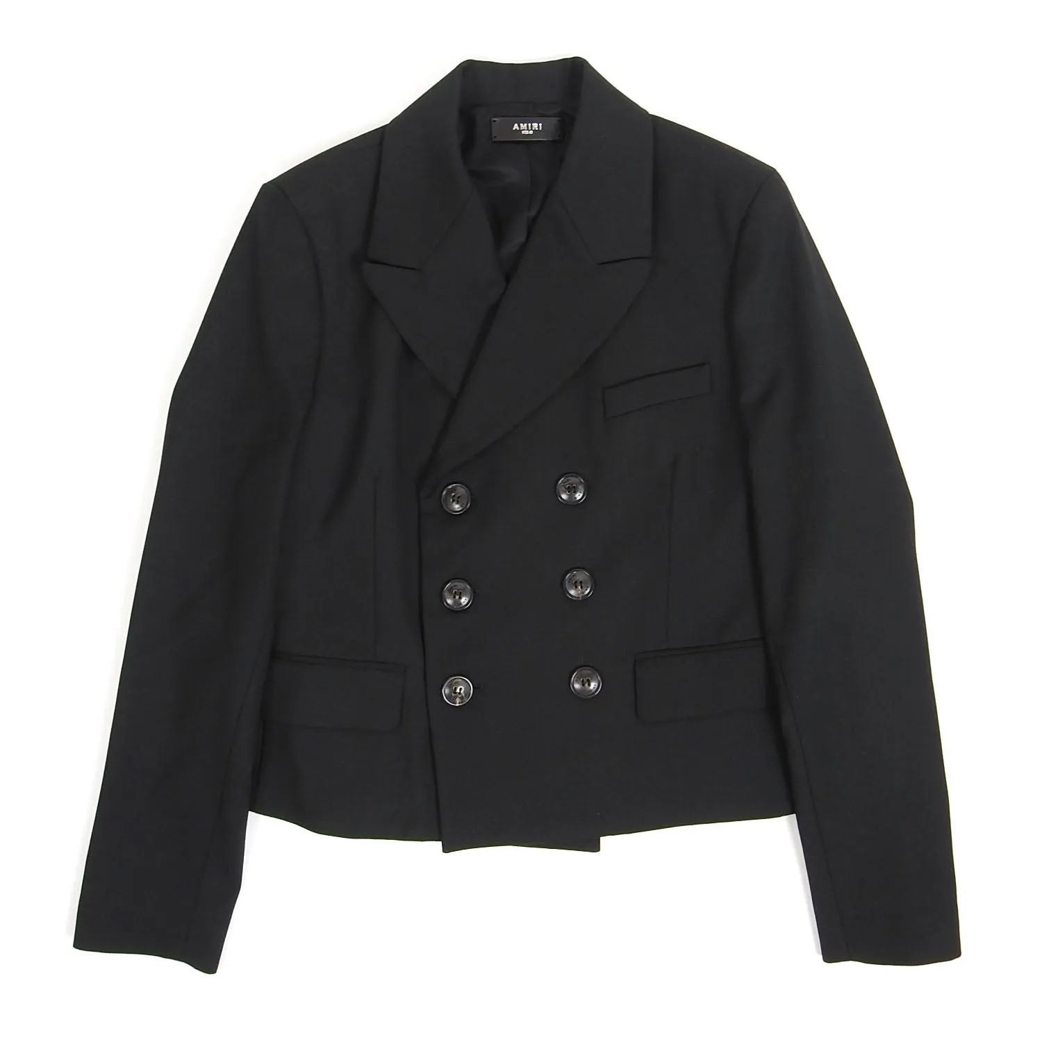Amiri Cropped Double Breasted Jacket Size 48