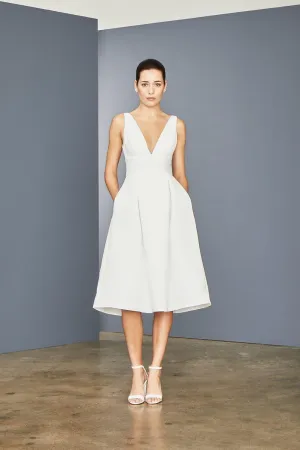 Amsale Little White Dress "LW152"
