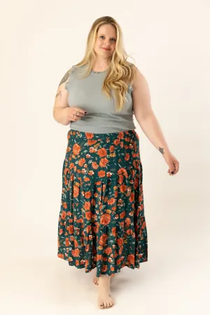 Andhra Floral Skirt Curvy