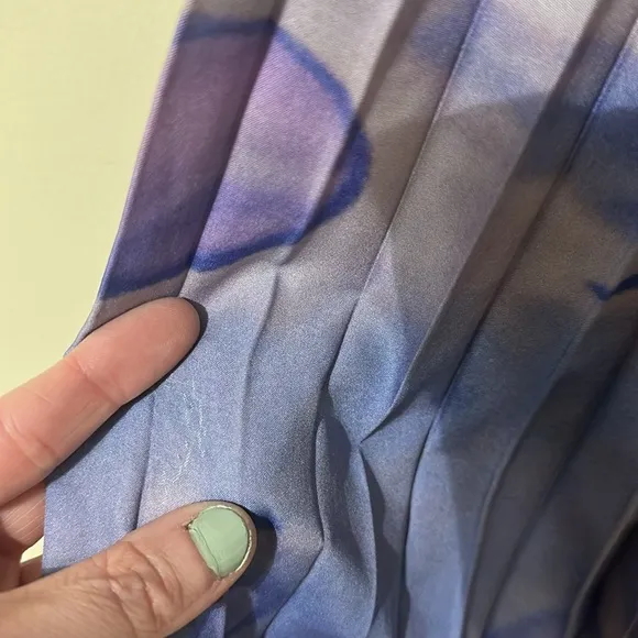 Anthropologie Siddhartha Bansal Marbled Purple TieDyed Maxi Skirt Orig$200