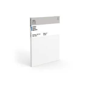 Artists Stretched Canvas - STANDARD Depth - WHITE PRIMED Cotton - SINGLE  - 350 gsm - Winsor & Newton CLASSIC -   14 x 18" (356 x 457 mm)