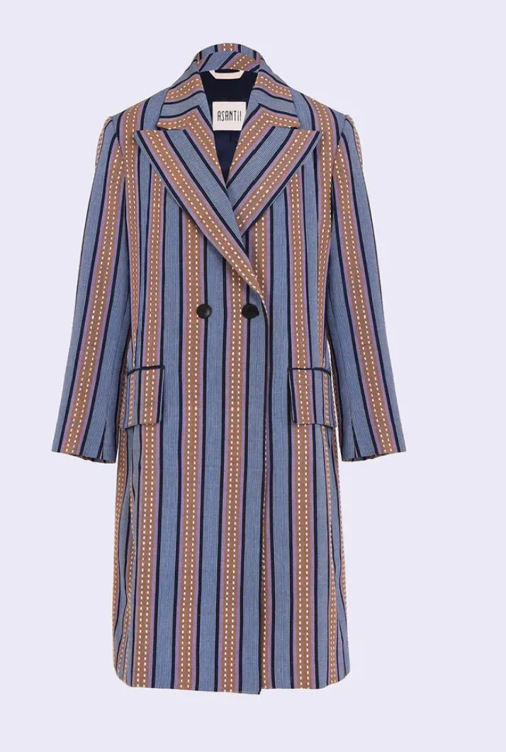 Asantii Jabali Handwoven Coat