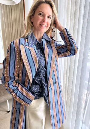 Asantii Jabali Handwoven Coat