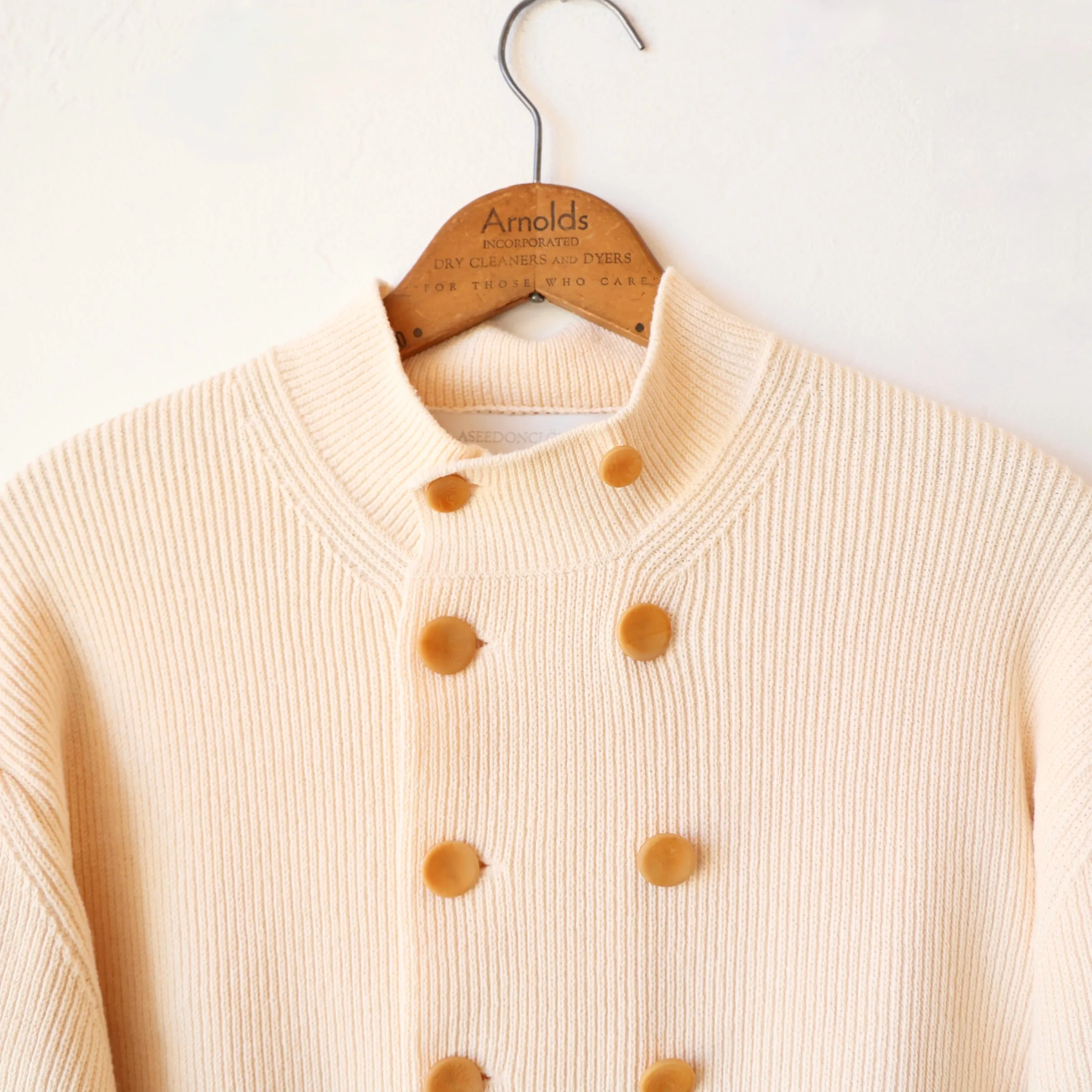 Aseedonclöud Tea Garden Knit Jacket - Cream
