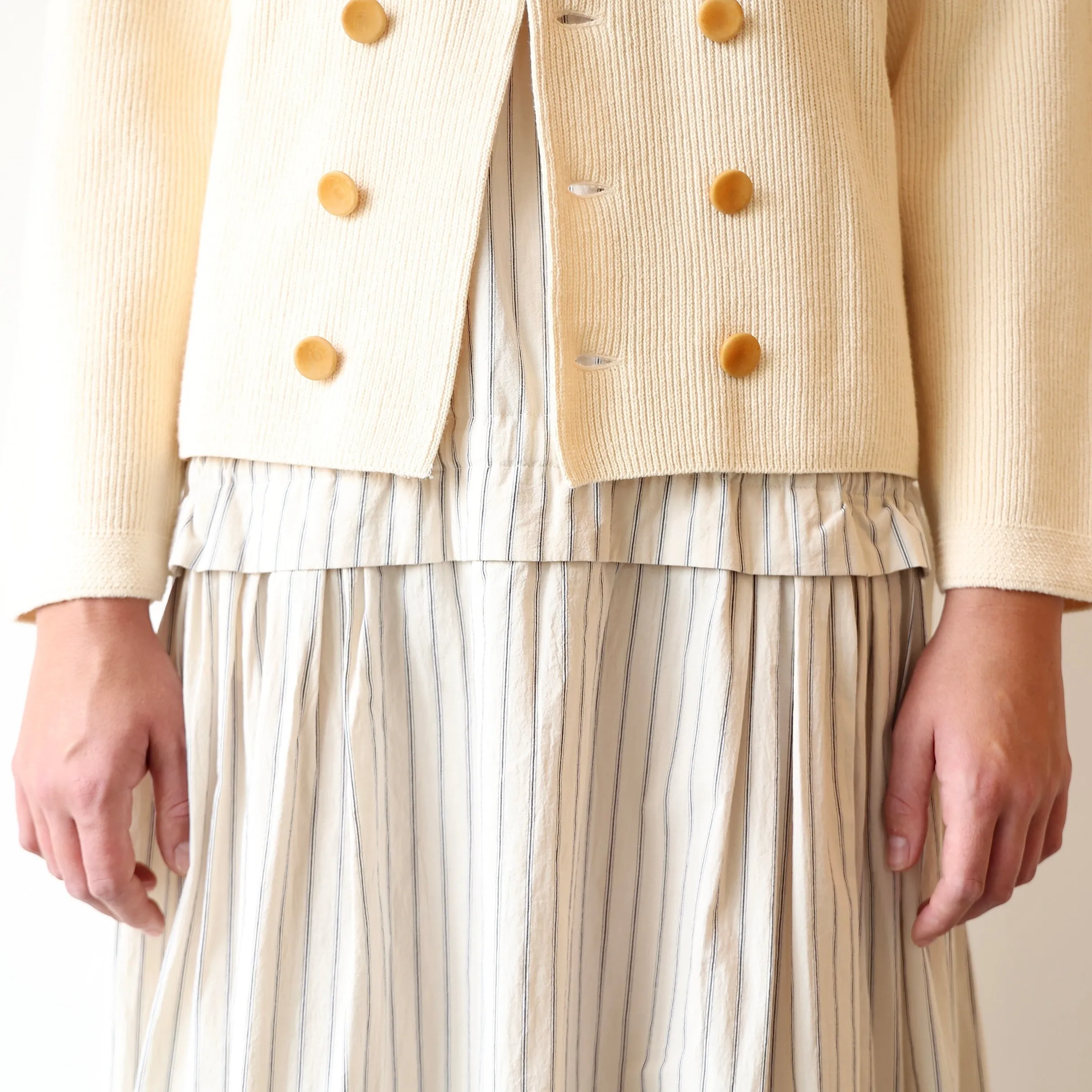 Aseedonclöud Tea Garden Knit Jacket - Cream