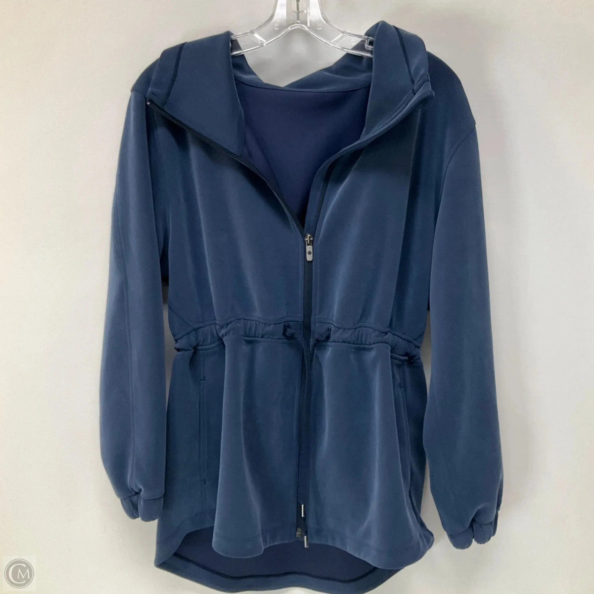 Athletic Jacket By Lululemon In Navy, Size: M