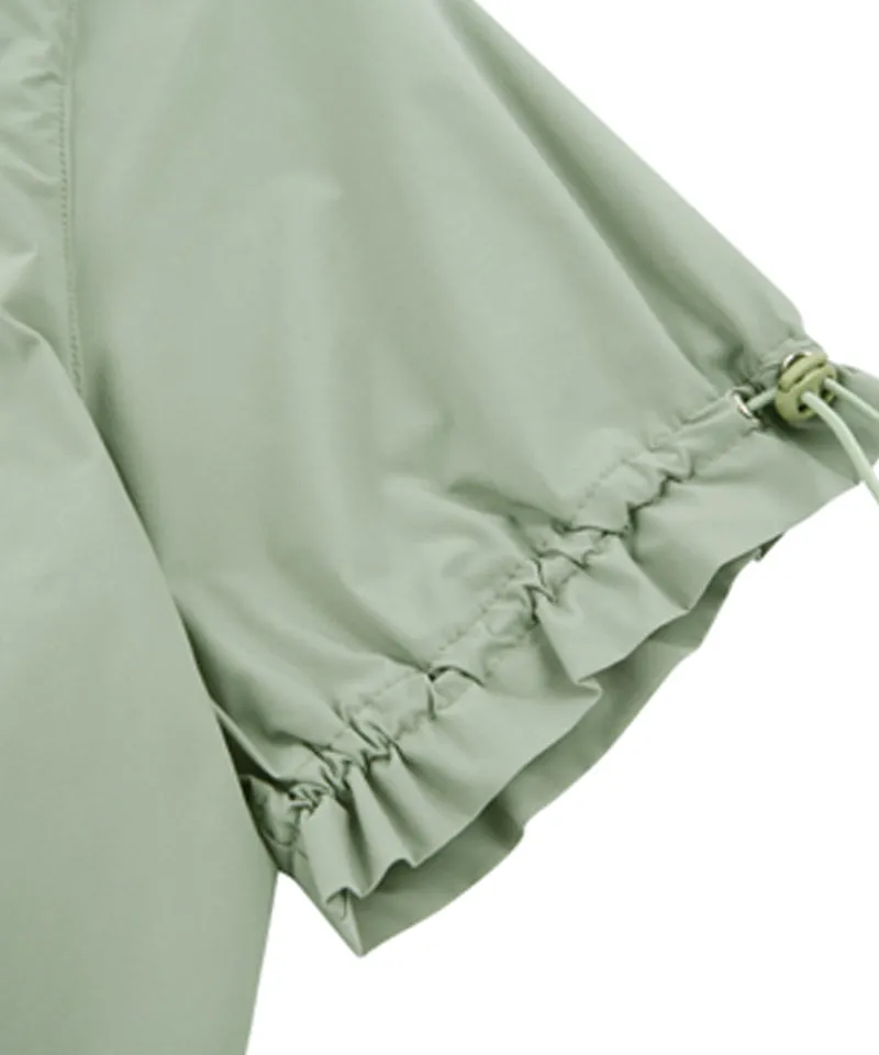 AVEN Shirring Short Sleeve Anorak - Mint