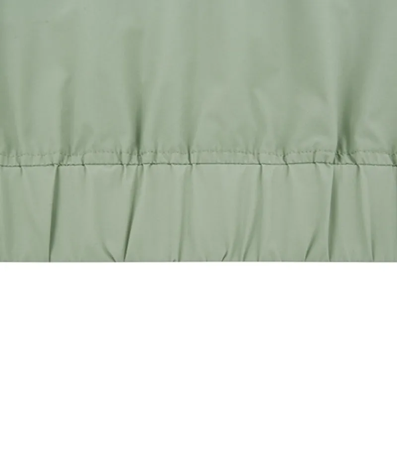 AVEN Shirring Short Sleeve Anorak - Mint