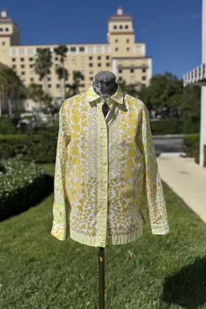 Averardo Bessi Cotton Button Down Blouse in Sofia 017