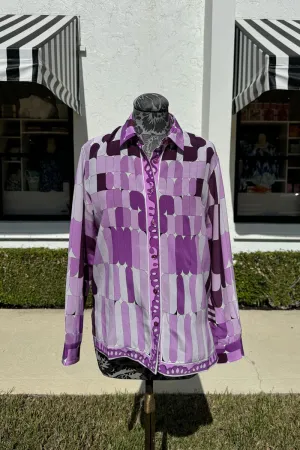 Averardo Bessi Silk Button Down Blouse in Piccolo 023