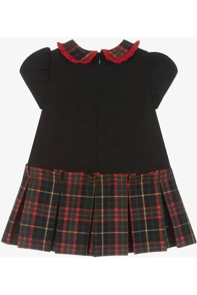 AW23 Patachou Girls Check Pleated Dress