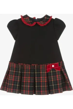 AW23 Patachou Girls Check Pleated Dress