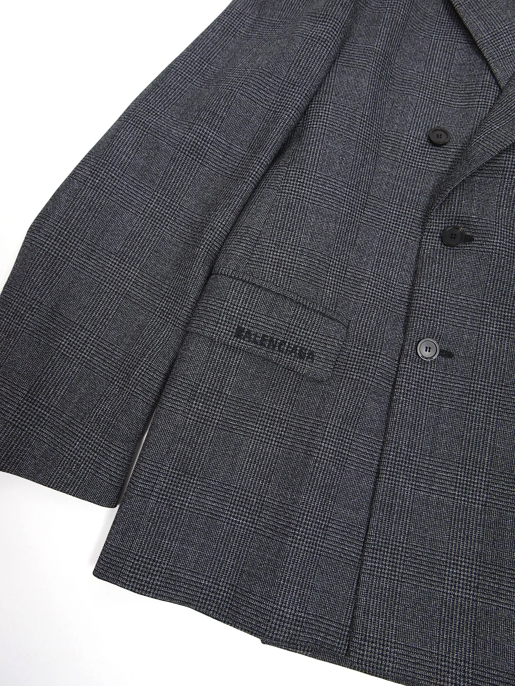 Balenciaga Oversized Check Blazer Size 48