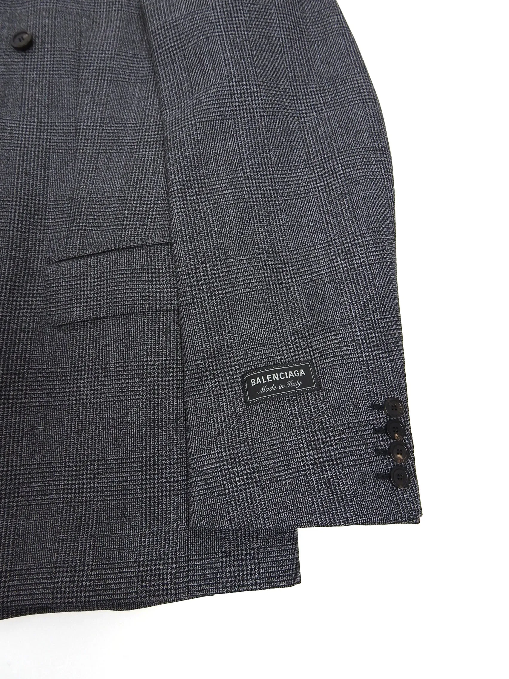 Balenciaga Oversized Check Blazer Size 48