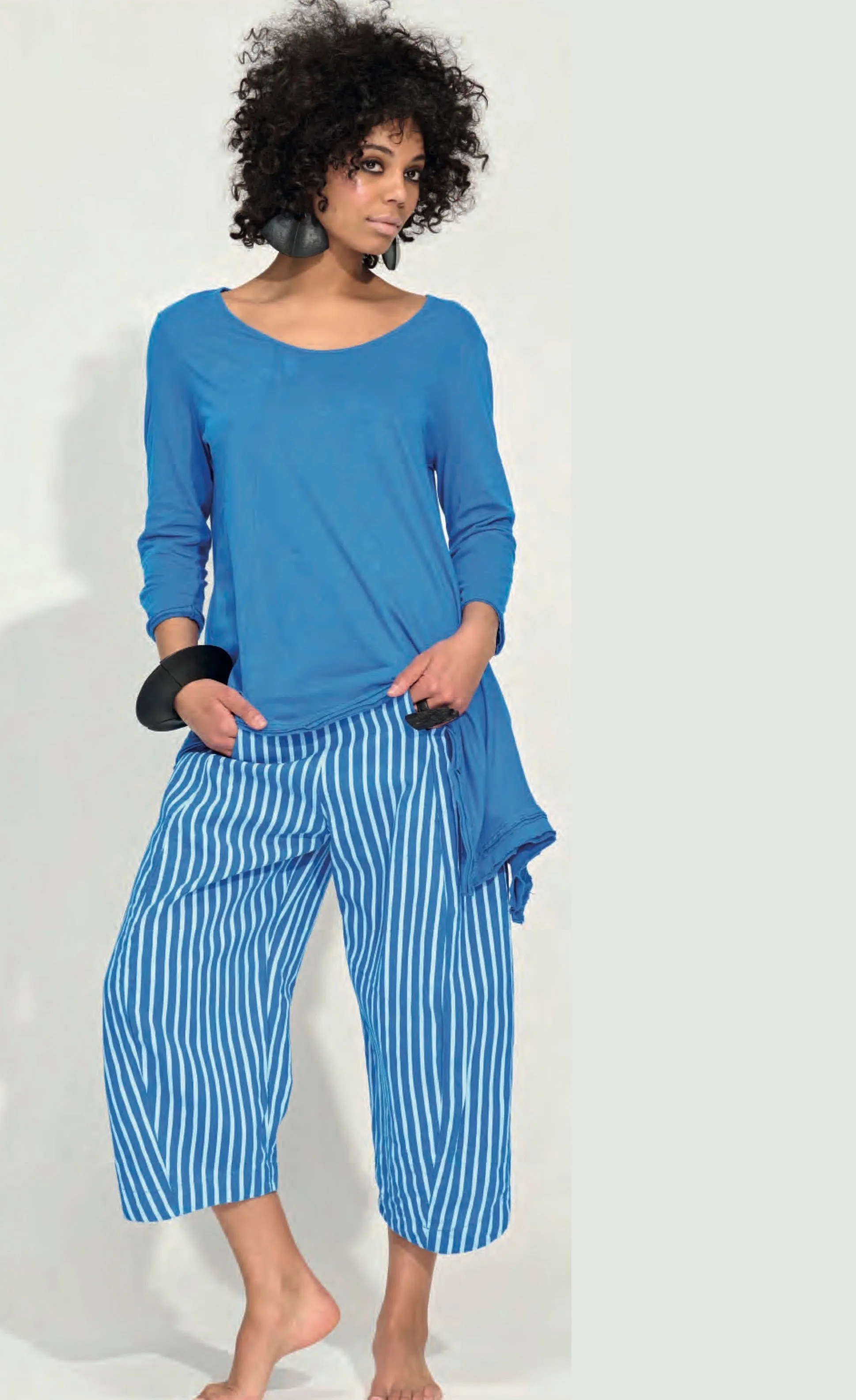 Banana Blue Blue Striped Pants