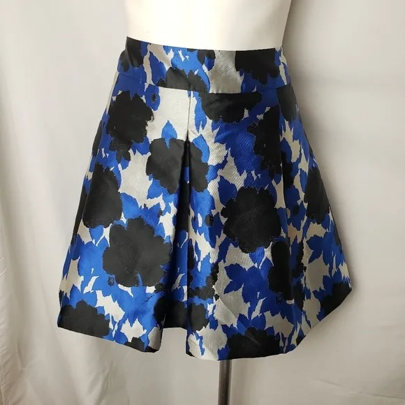Banana Republic skirtFloral Jacquard Pleated Full Skirt
