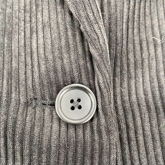Banana Republic Long Corduroy Boyfriend Blazer Black 4