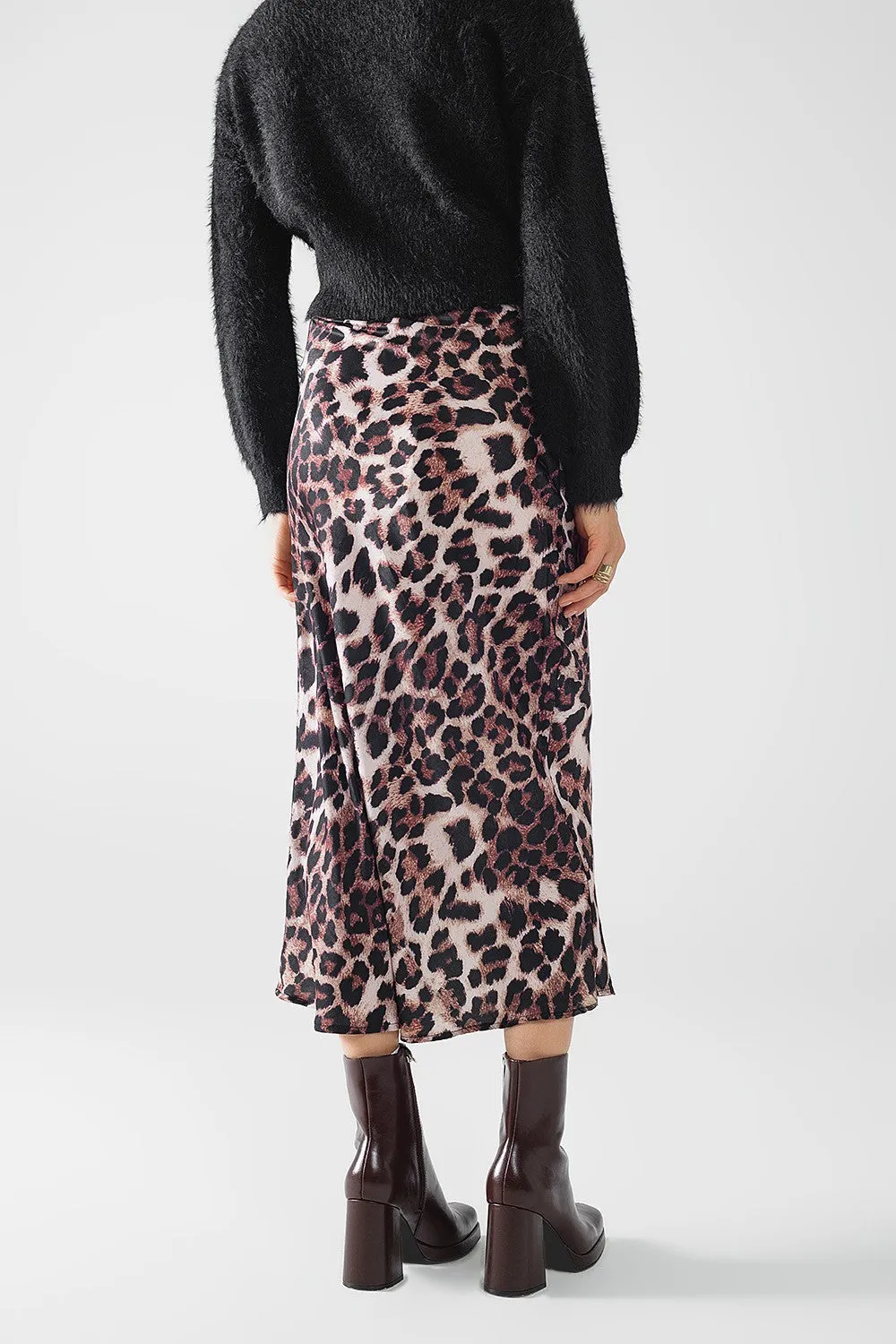 Becca Leopard Skirt