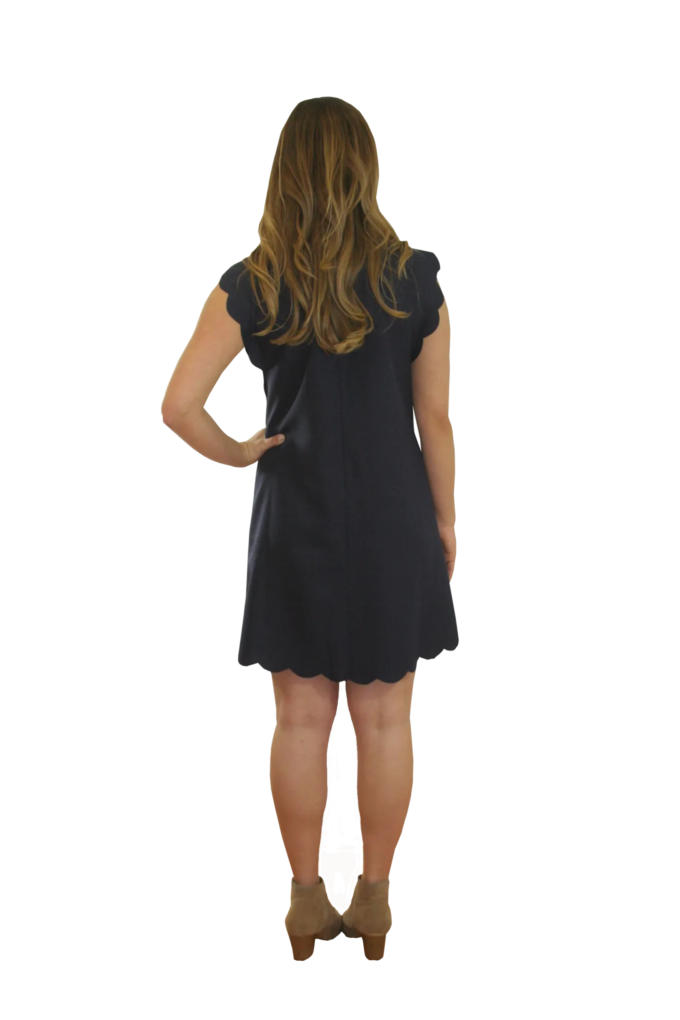 Belle Collection- Talena Scallop Dress