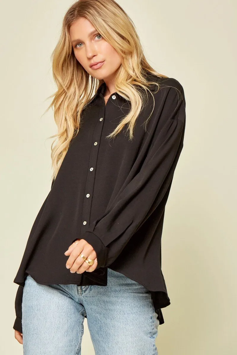Black Betty Button Down Blouse