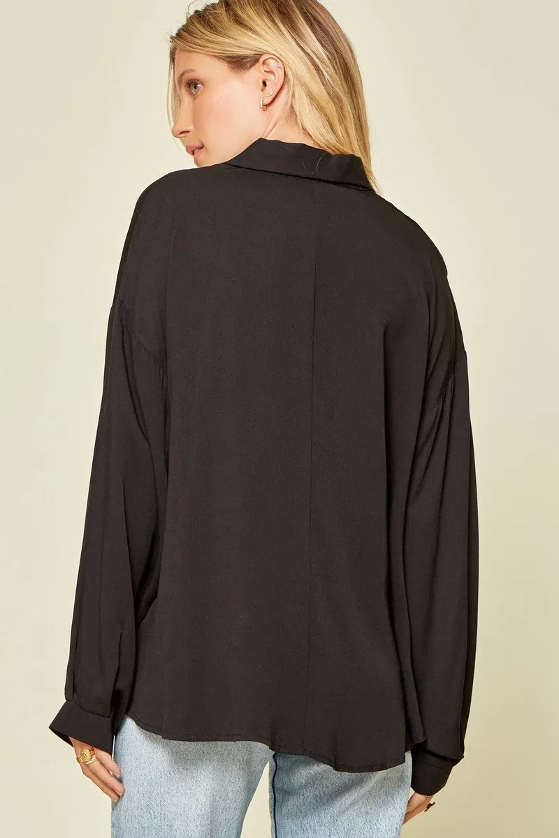 Black Betty Button Down Blouse