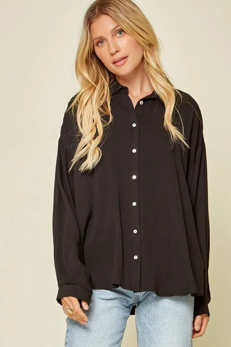 Black Betty Button Down Blouse