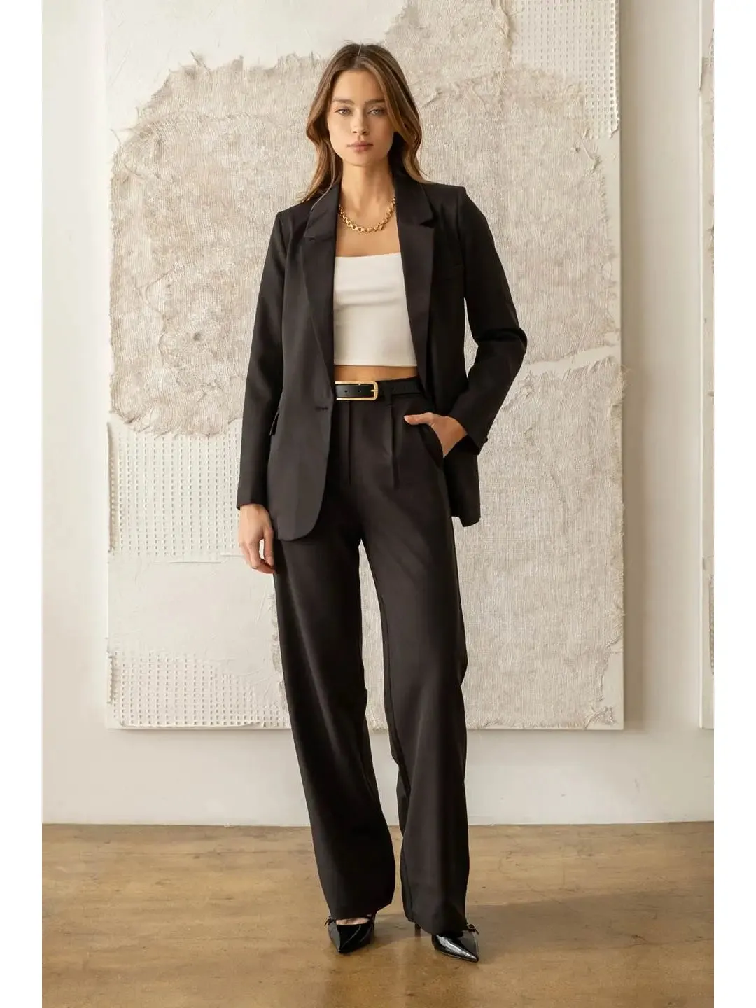 Black Essential Blazer