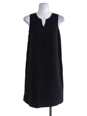 Black Plain Shift Dress