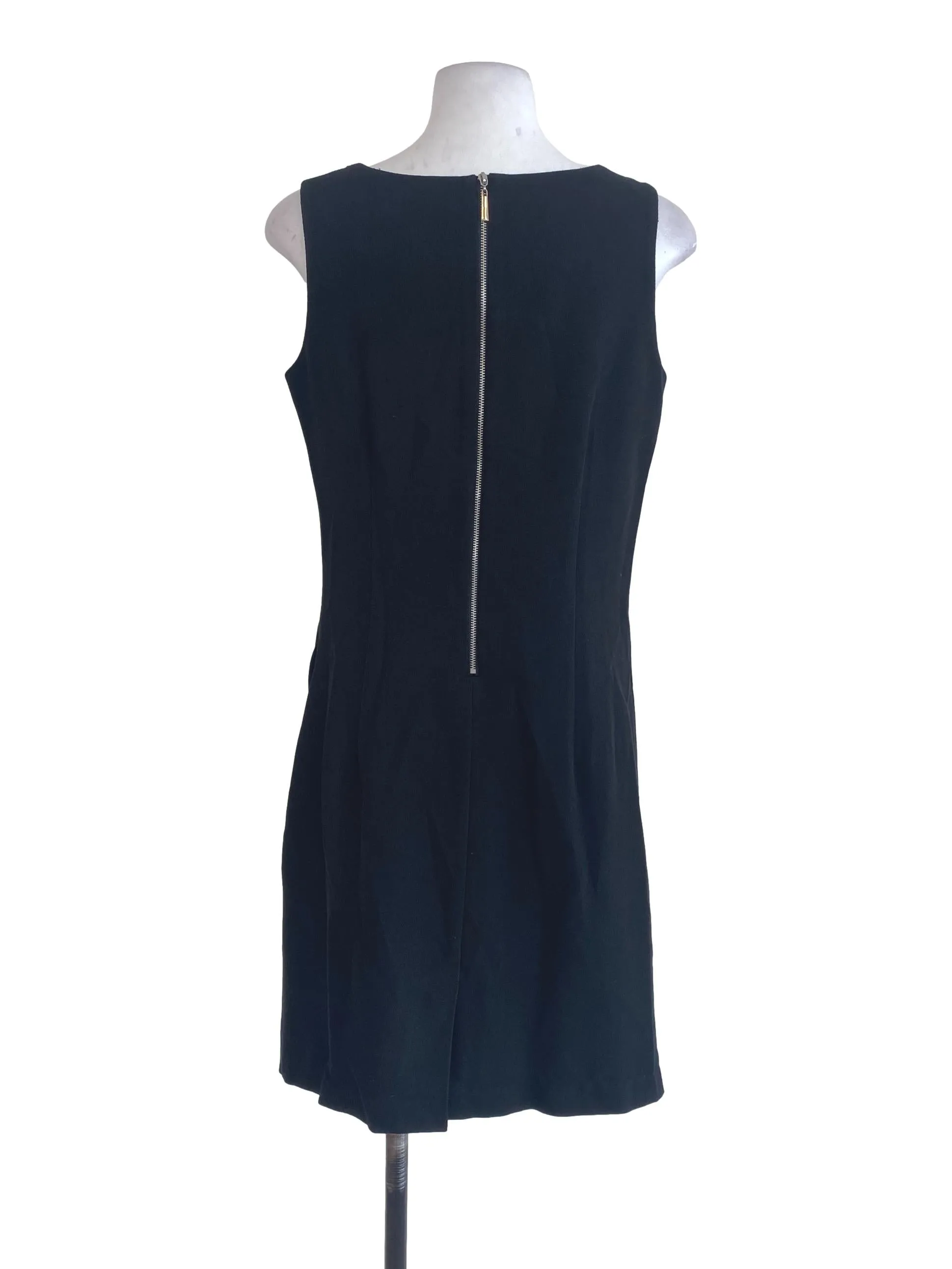 Black Plain Shift Dress