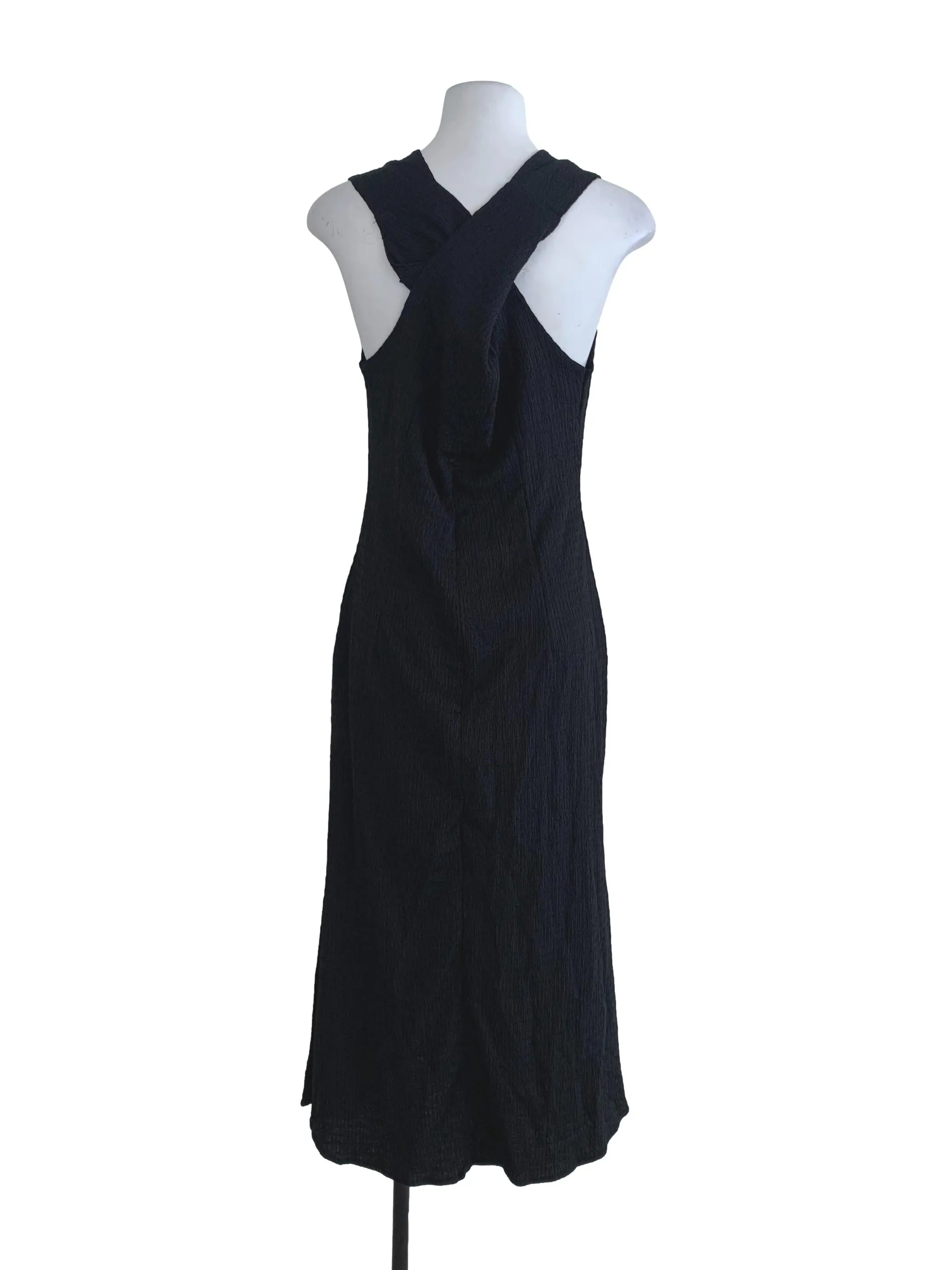 Black Plain Shift Dress