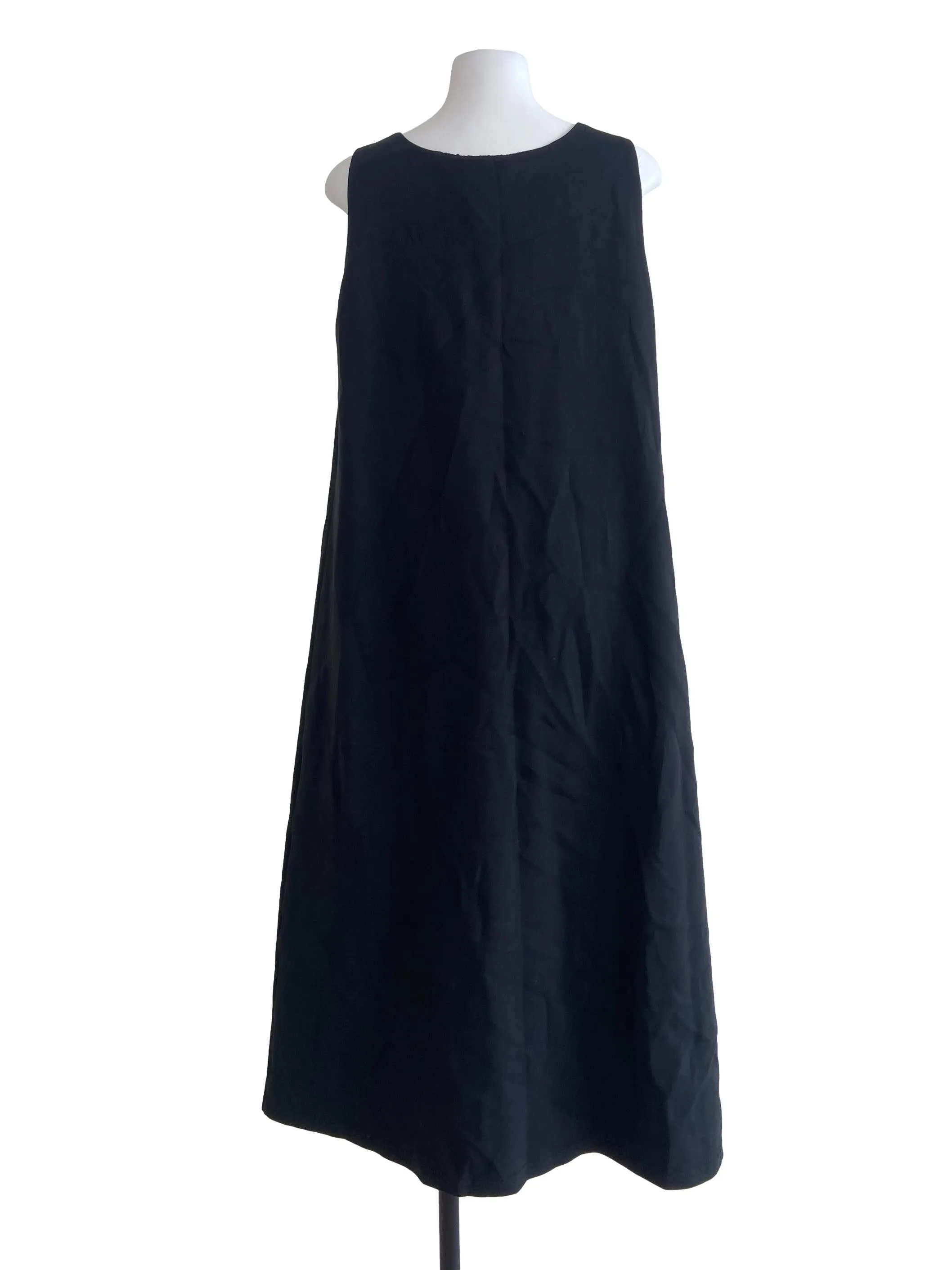 Black Twill Shift Dress TCL