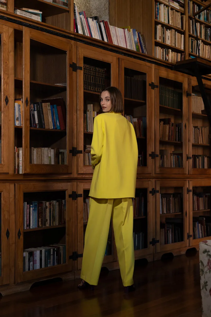 BLAZER OVERSIZED AMARELO LIMA