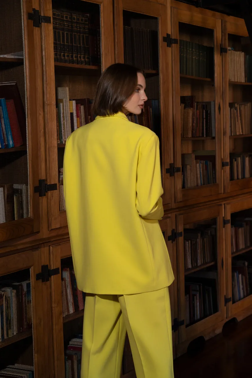 BLAZER OVERSIZED AMARELO LIMA