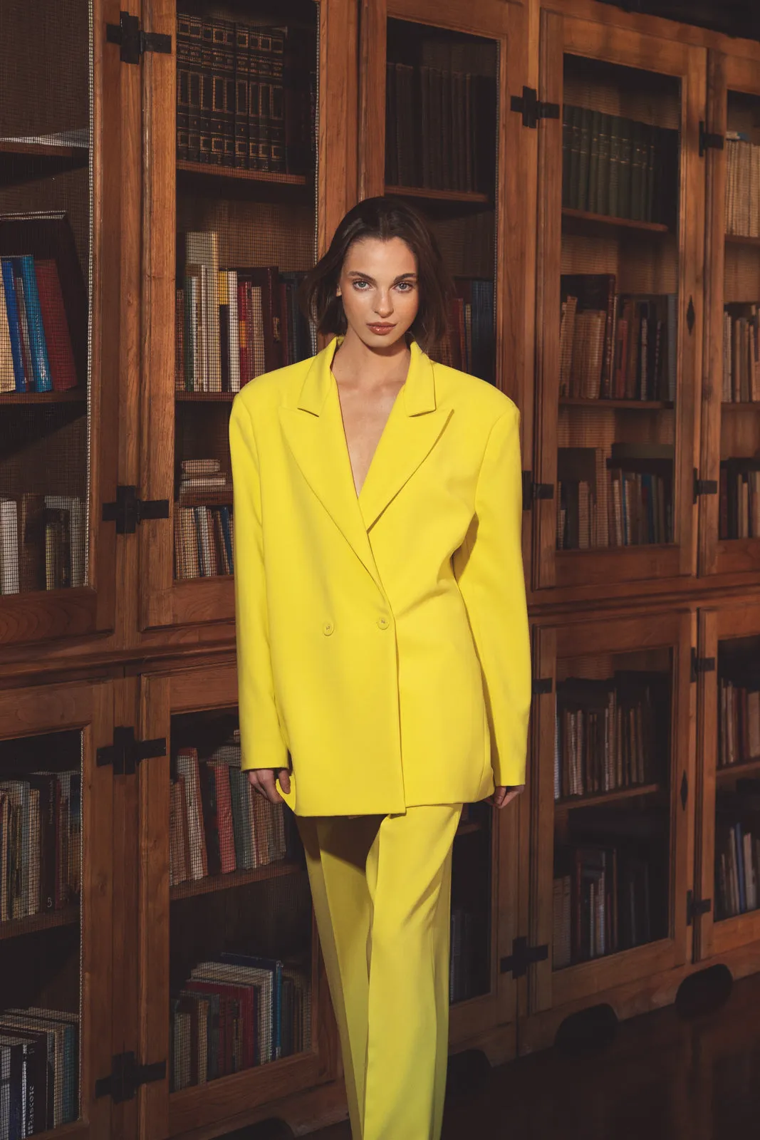 BLAZER OVERSIZED AMARELO LIMA