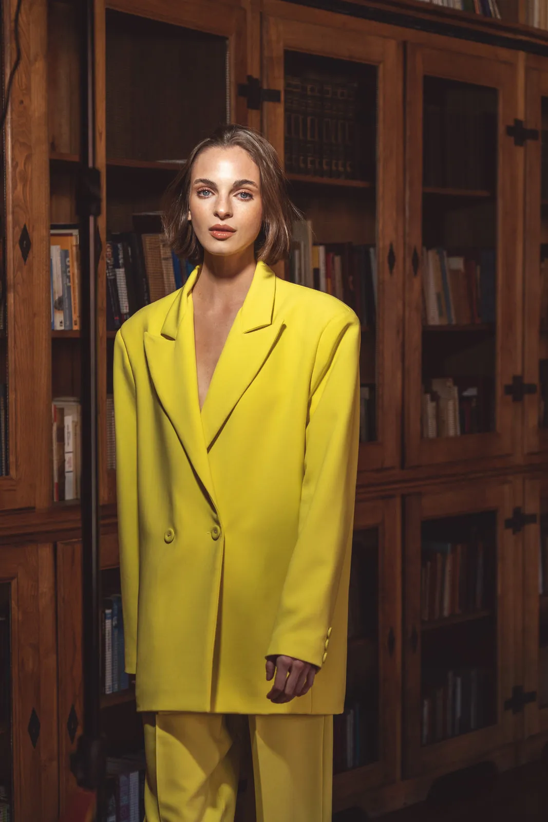 BLAZER OVERSIZED AMARELO LIMA