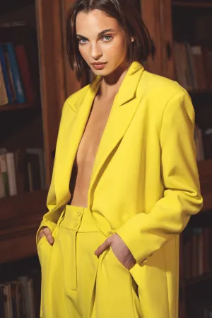 BLAZER OVERSIZED AMARELO LIMA