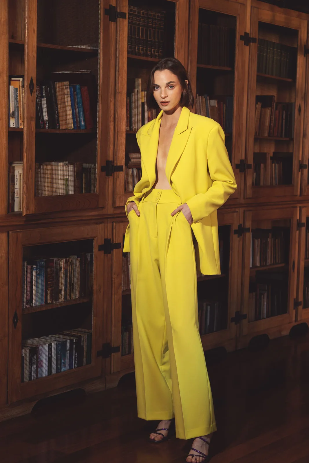 BLAZER OVERSIZED AMARELO LIMA