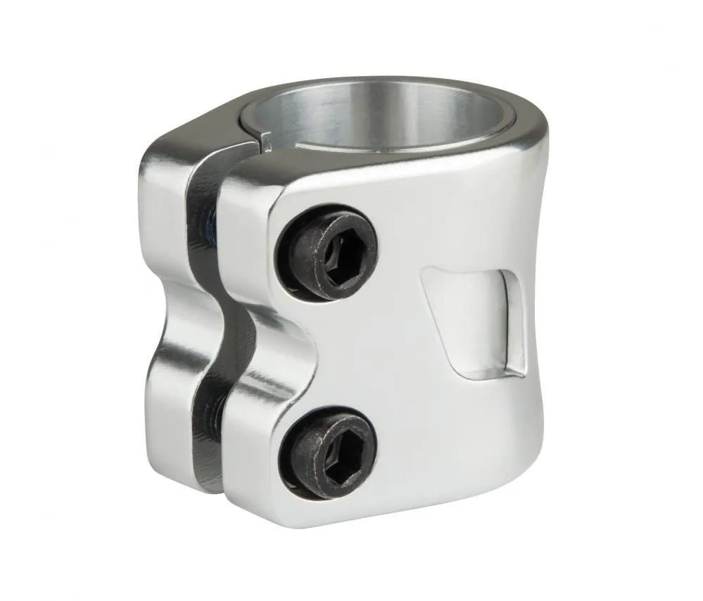Blazer Scooter Pro Clamp Altus 2 Bolt OS W/Shim - Silver Anodised