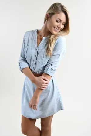 Blue Denim Dress