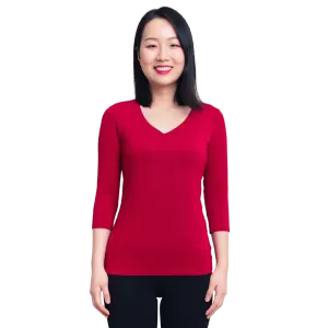 Blue Sky Mia Top - Lipstick