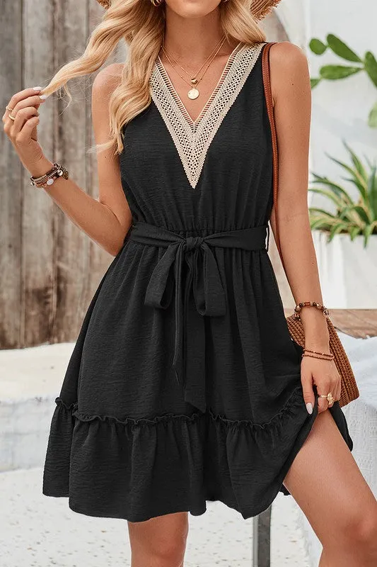 Boho Vibe Sleeveless Dress